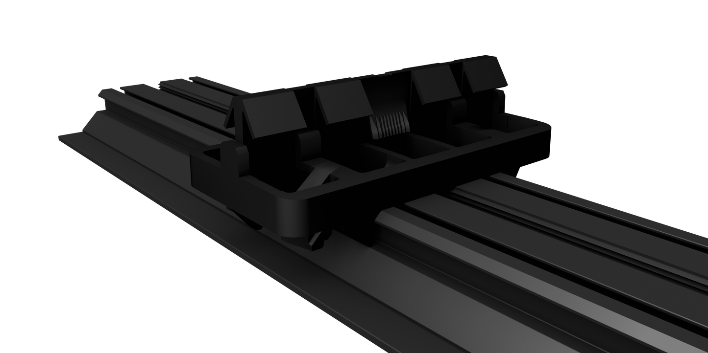 Flat rail 2m pour lame de terrasse